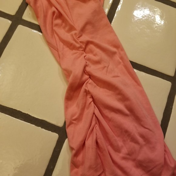 Victoria's Secret Peach Ruched Long Tank Top - Picture 4 of 8